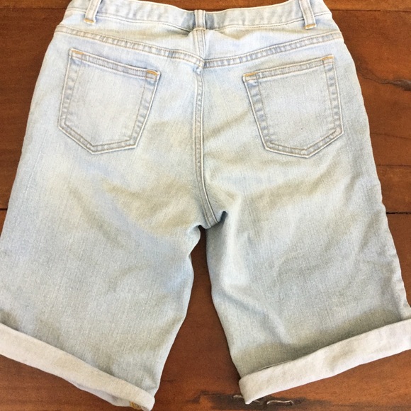 Land’s End Girls 14 Jean Bermuda shorts light wash - Picture 4 of 5